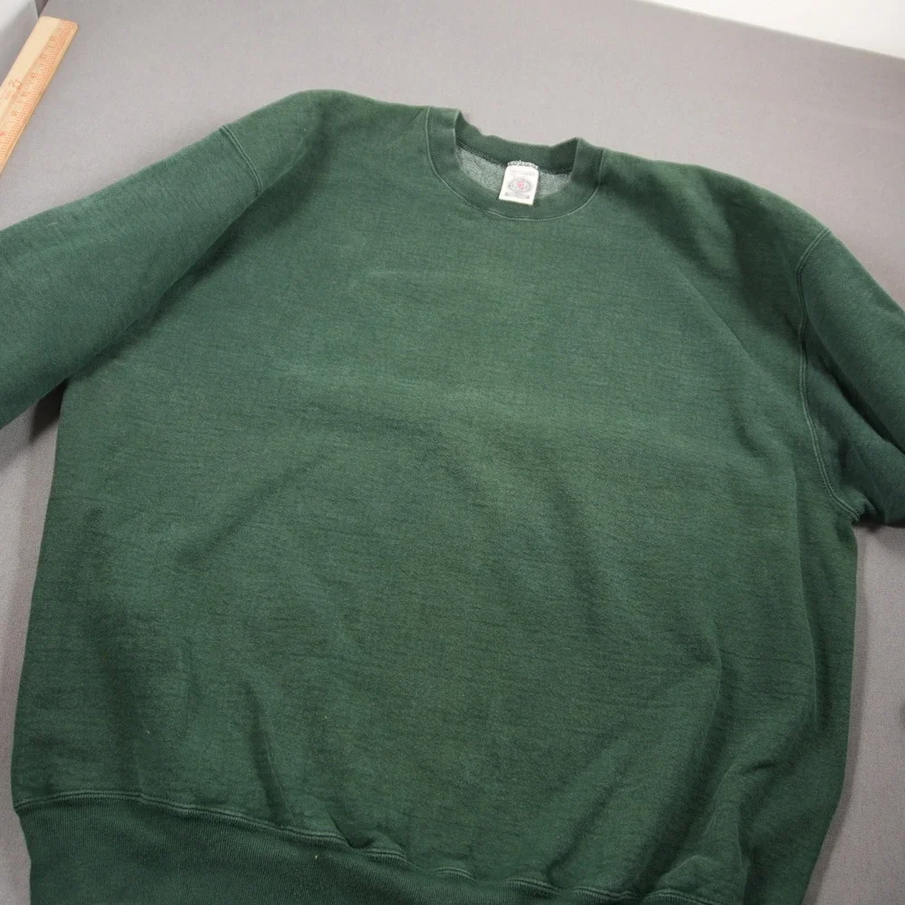 Vintage USA Black Green Munsingwear Super Cotton Crewneck Men Sweatshirt XXL